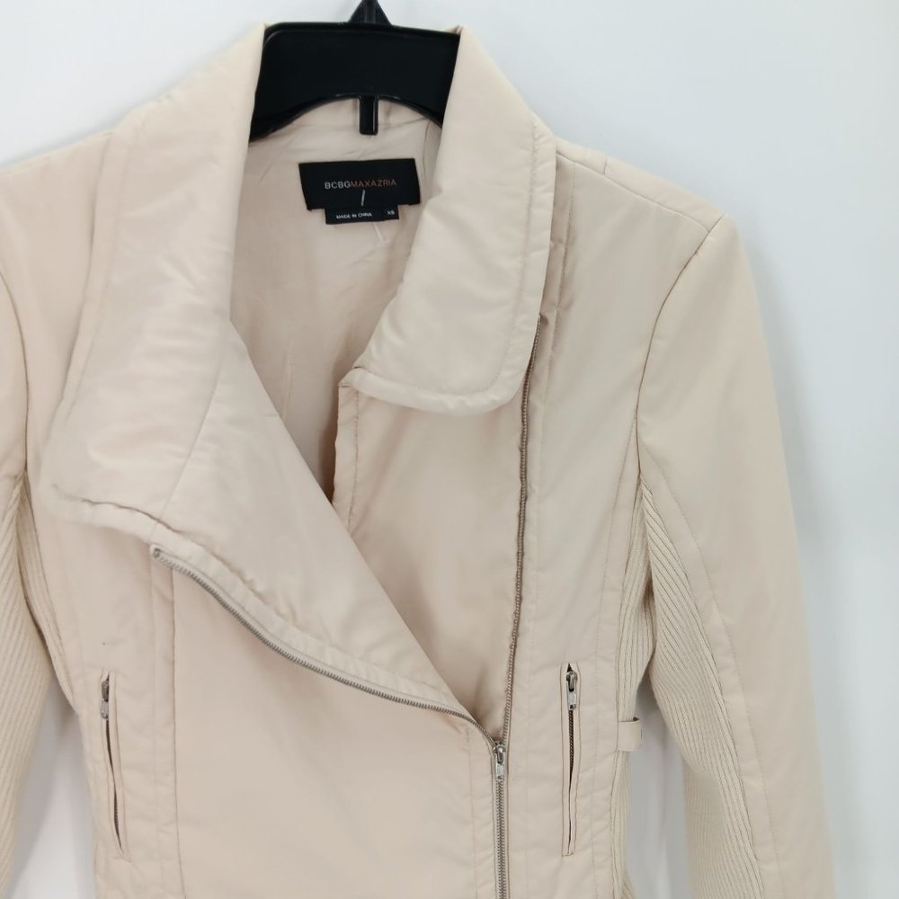 BCBGMAXAZRIA CREAM XS JACKET - Picture 3 of 16